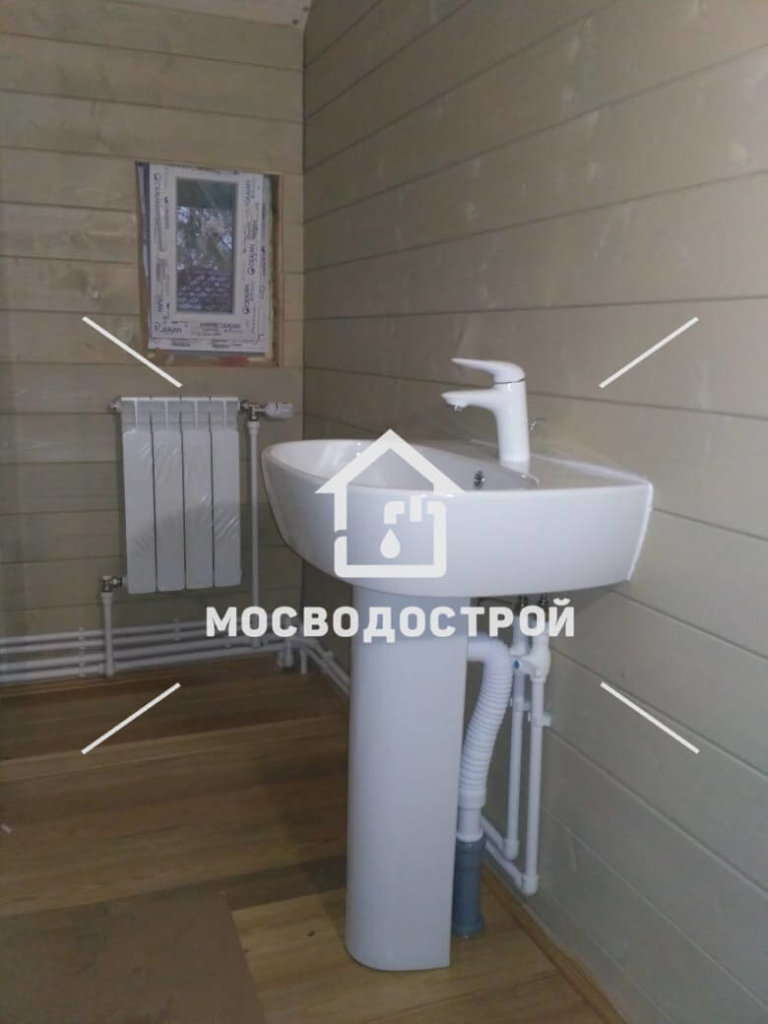 Разводка воды в загородном доме