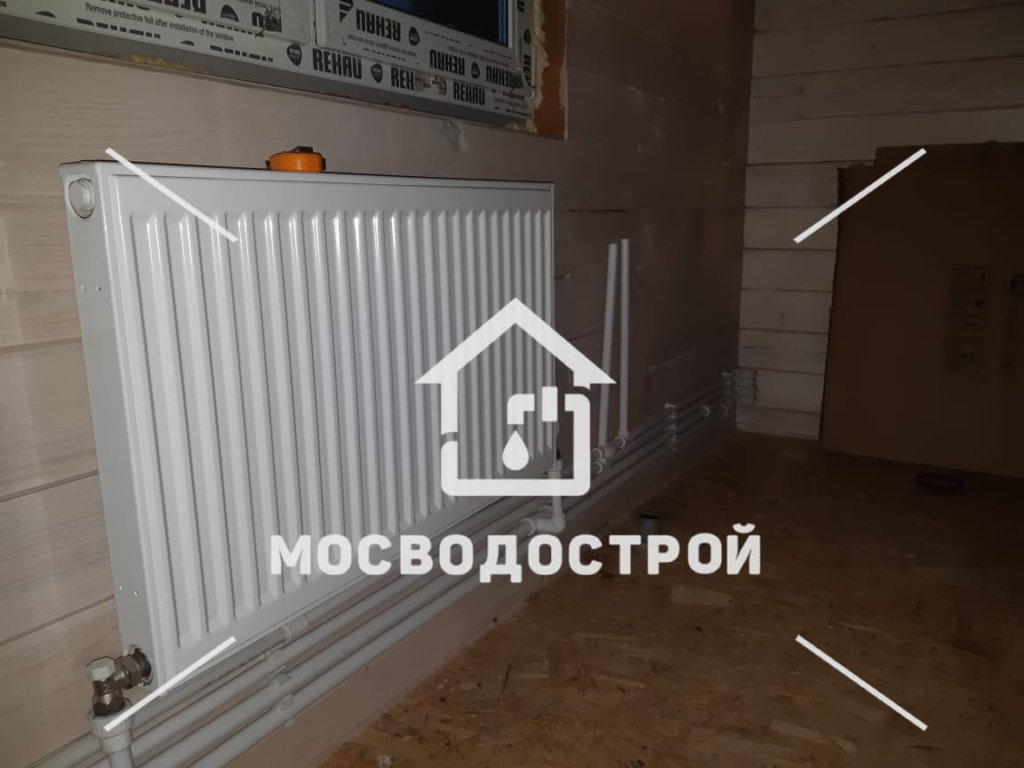 установка радиаторов на даче