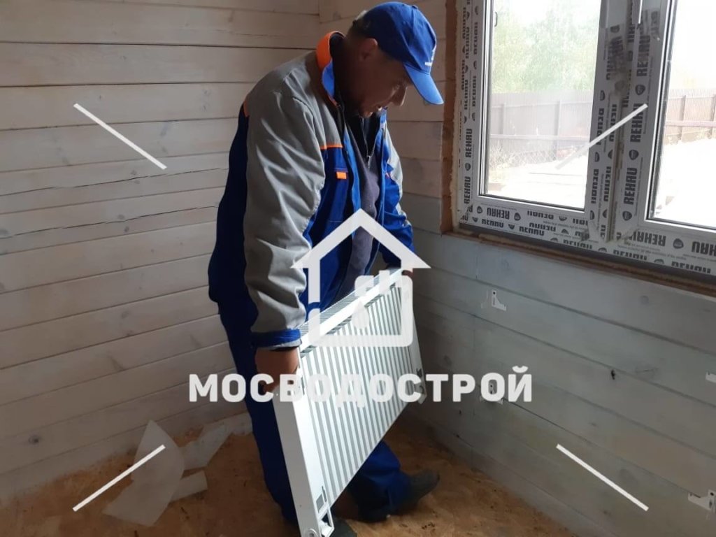 установка радиаторов в загородном доме