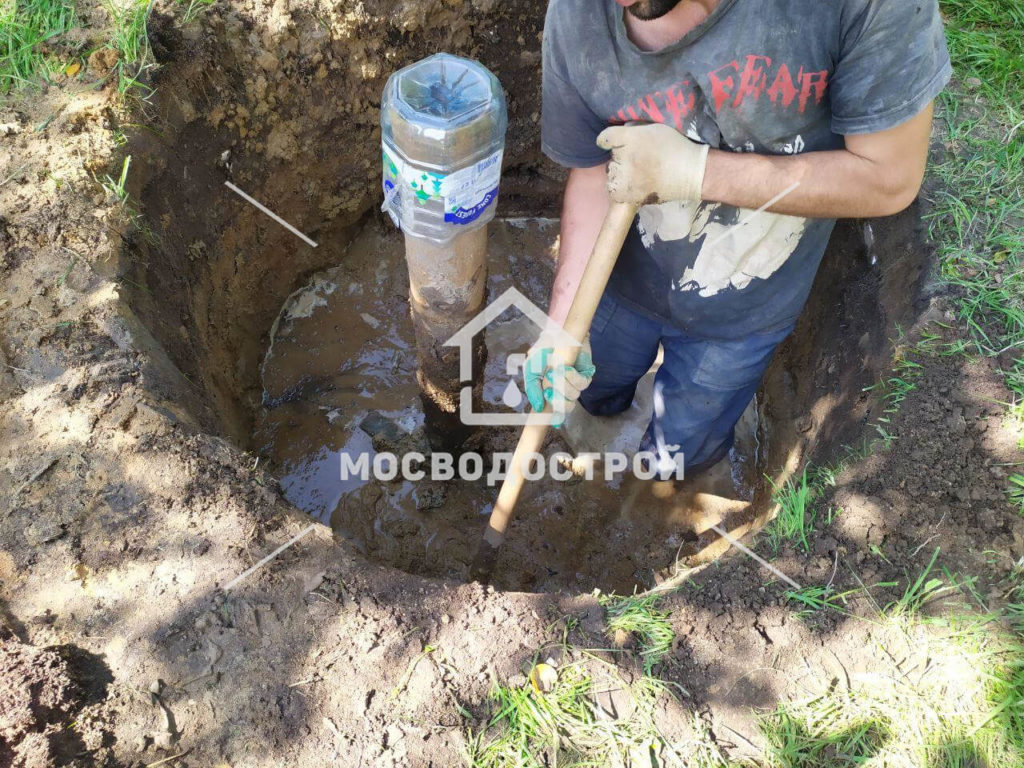 Обустройство скважины с кессоном в балашихе (14)