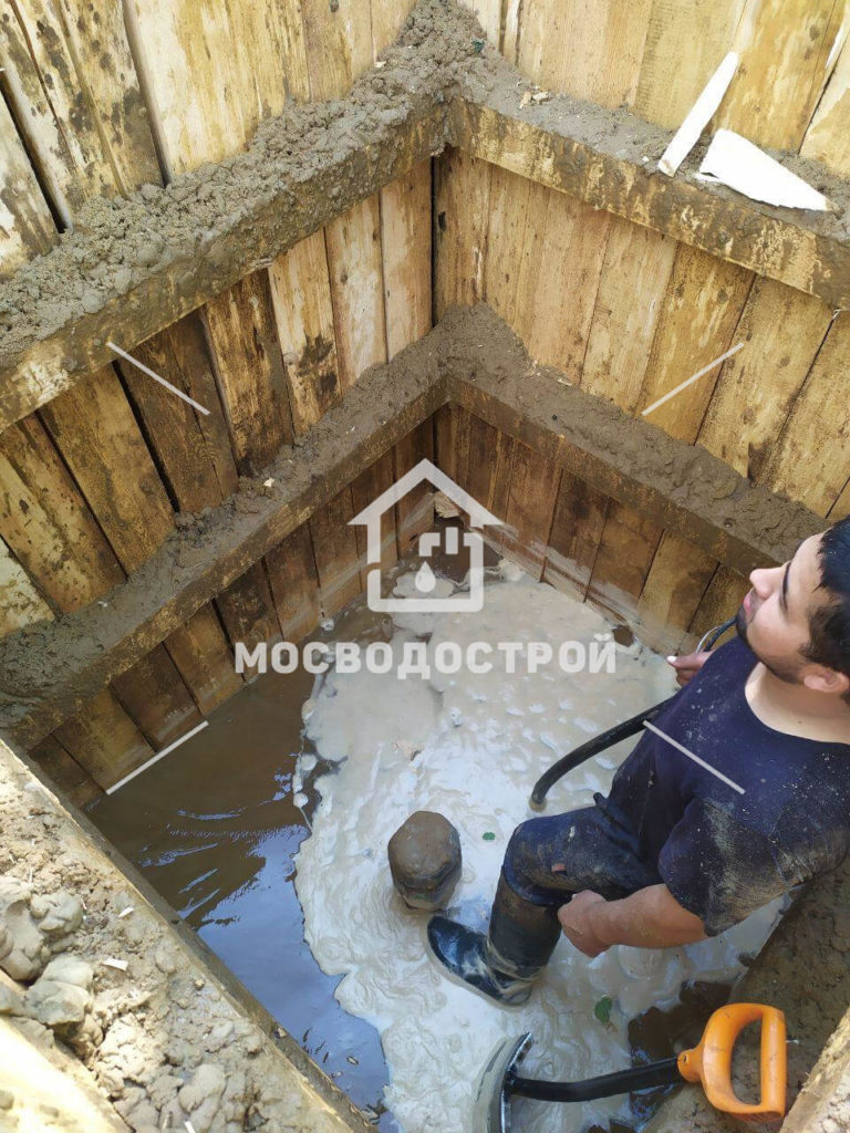 Обустройство скважины с кессоном в балашихе (3)