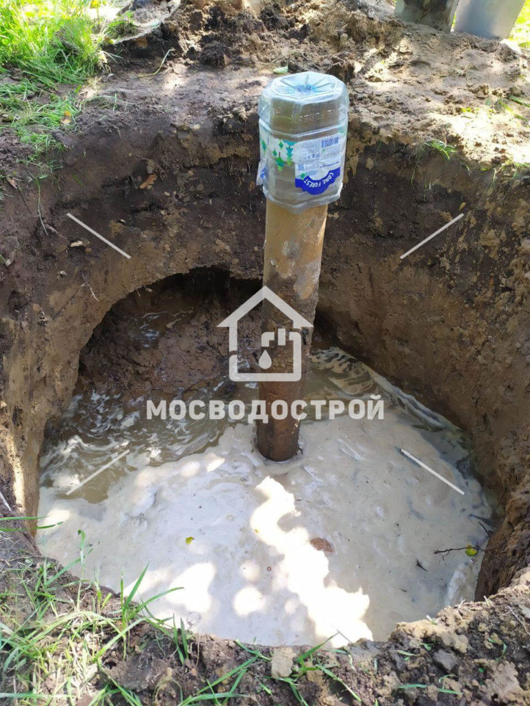 Обустройство скважины с кессоном в балашихе (4)