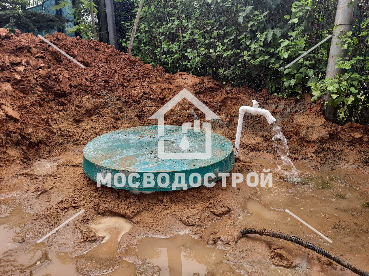 Скважина с кессоном в снт шихово