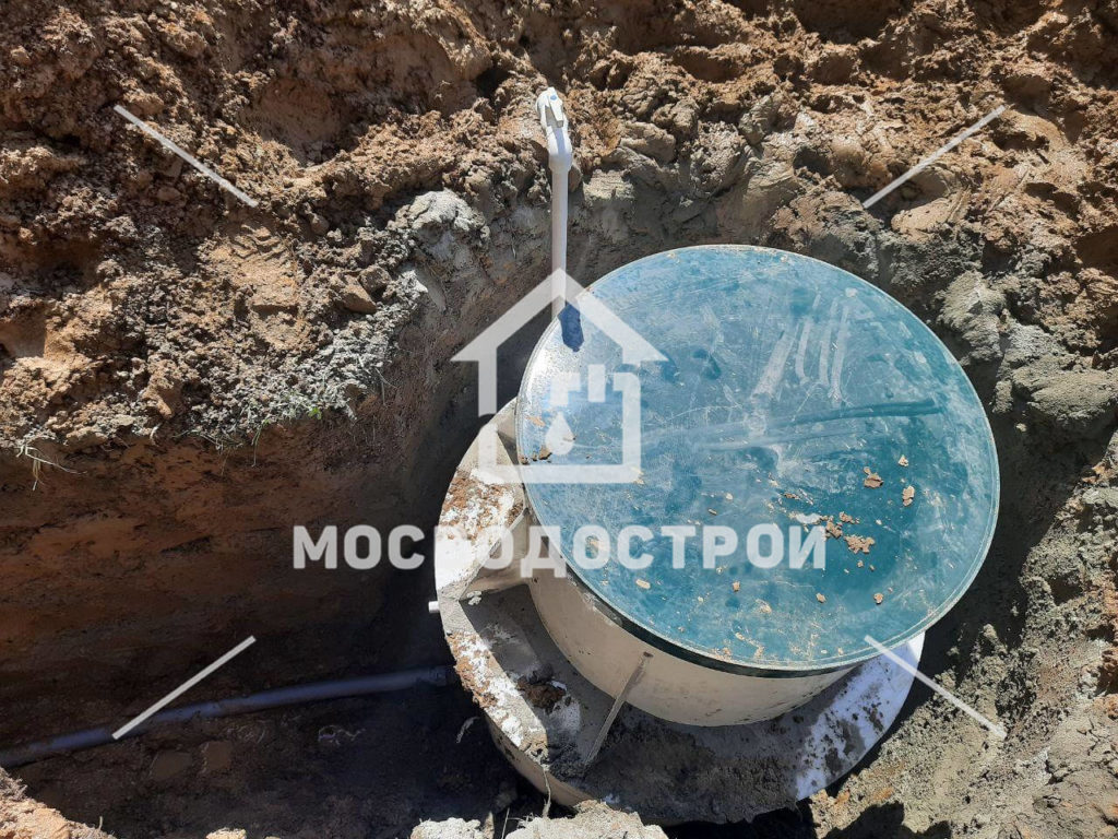 Скважина с кессоном в снт южный
