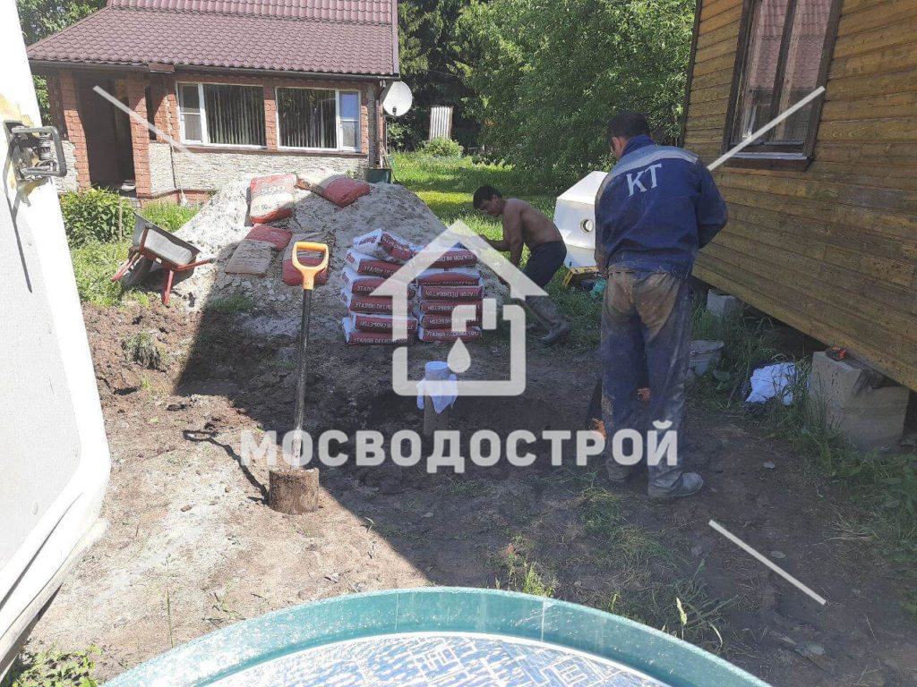 Скважина с кессоном в снт южный (14)