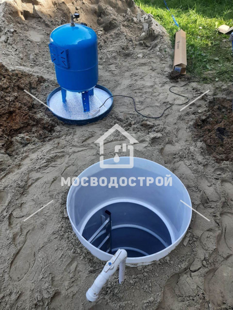 Скважина с кессоном в снт южный (4)