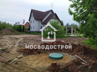 Скважина с кессоном в д. рогозинино