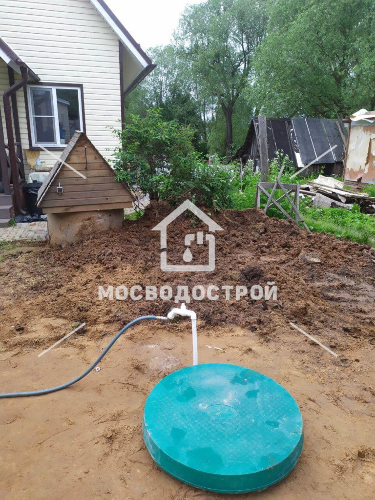 Скважина с кессоном в д. шолохово (2)