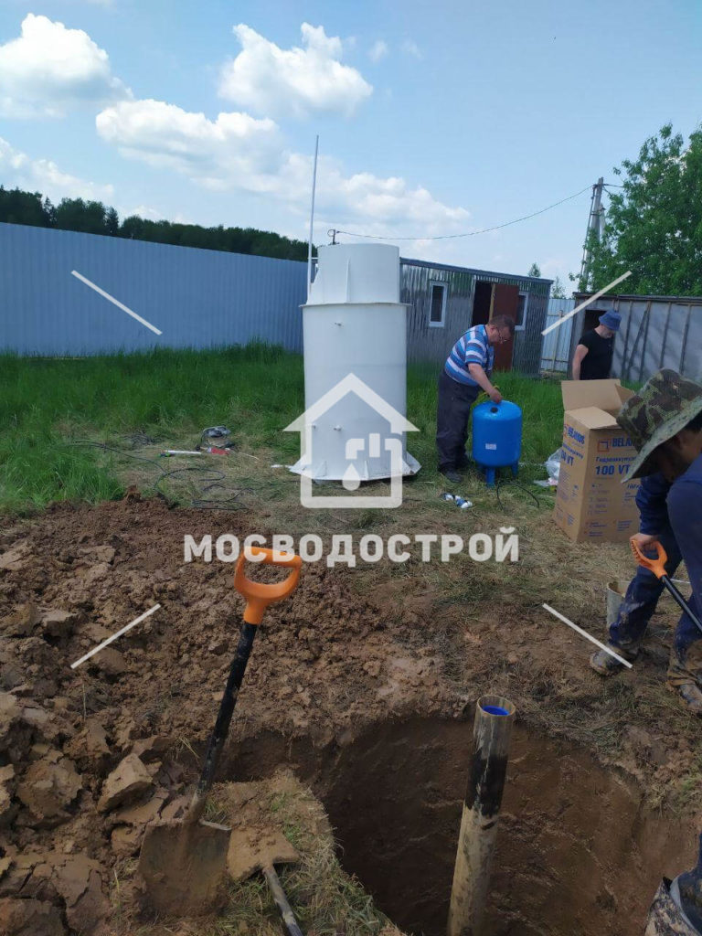 Скважина с кессоном в д. скоково (8)