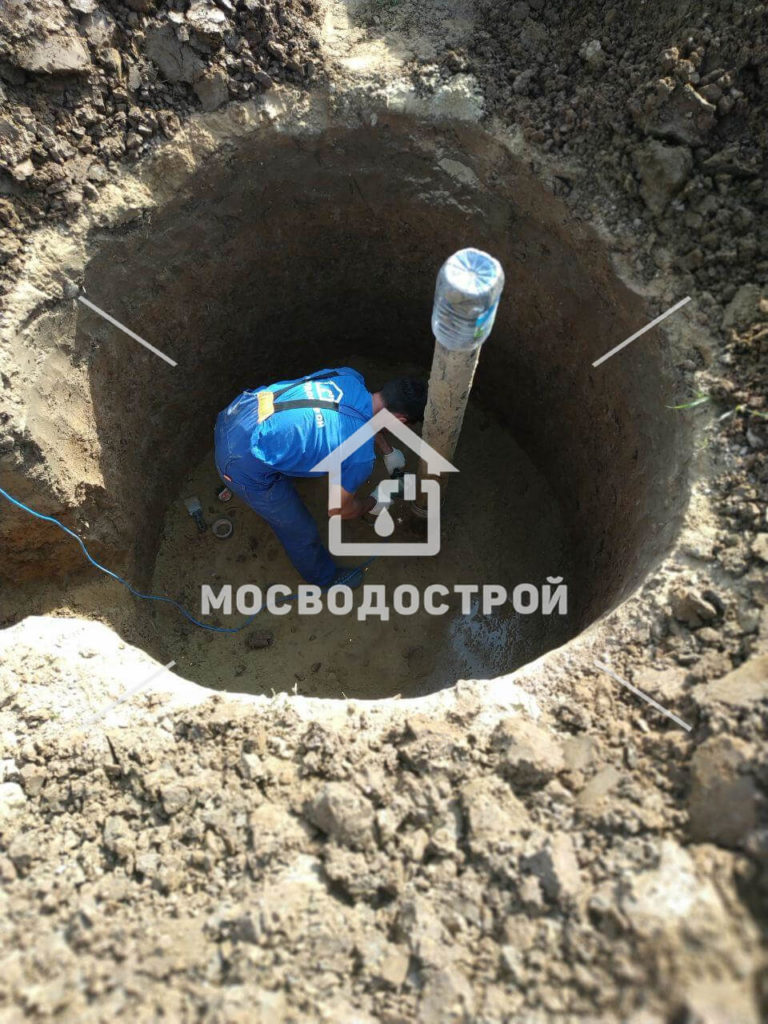 Скважина с кессоном в д. юсупово (1)