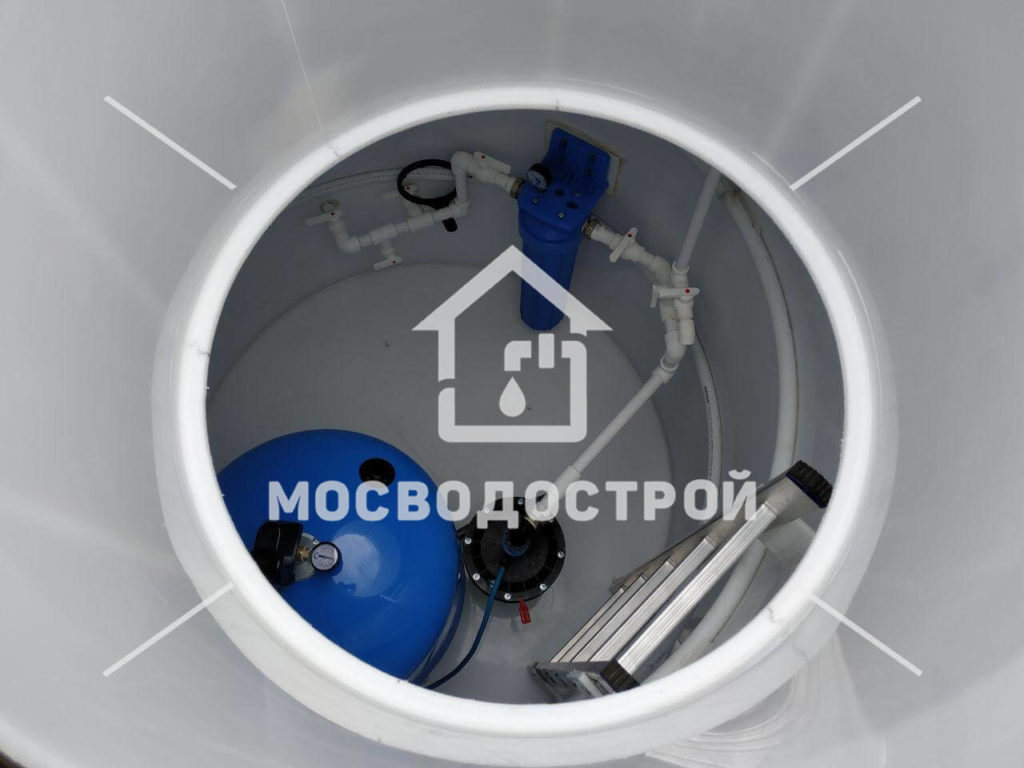 Скважина с кессоном в д. юсупово