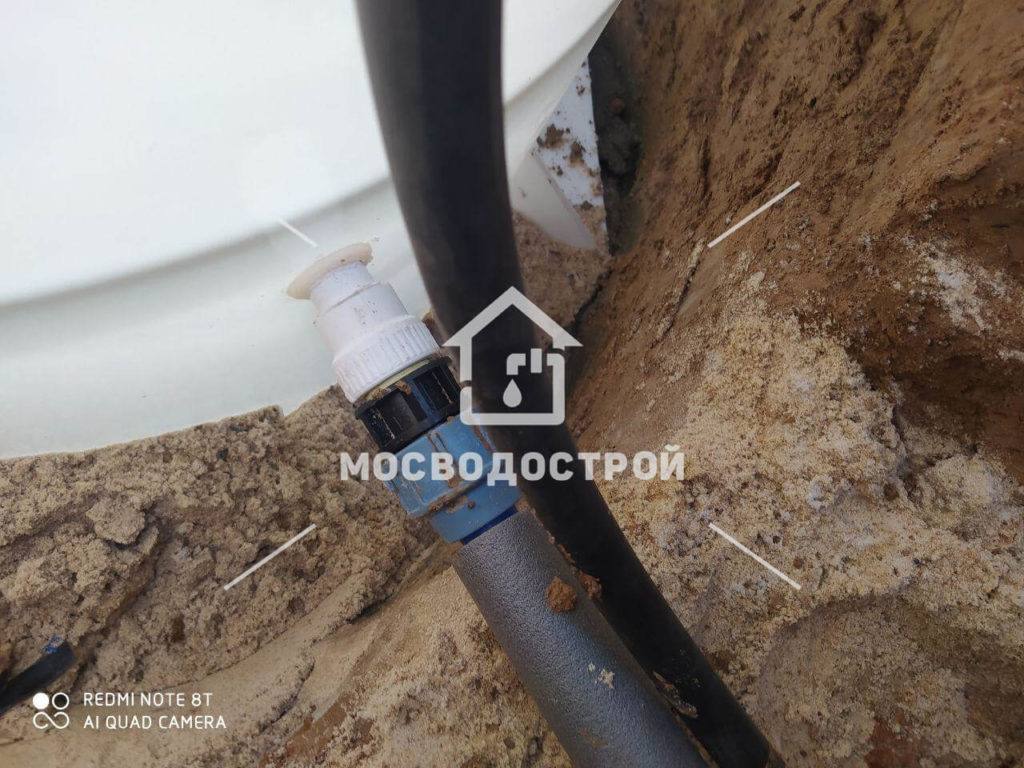 Обустройство скважины с кессоном в тсн губернские дачи (12)