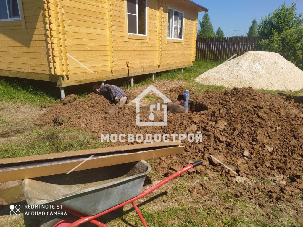 Обустройство скважины с кессоном в тсн губернские дачи (6)