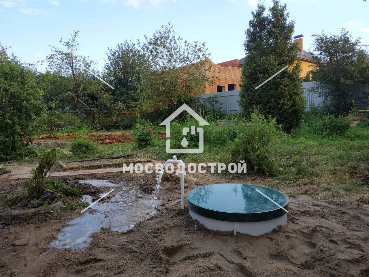 Обустройство скважины с кессоном в г. балашиха