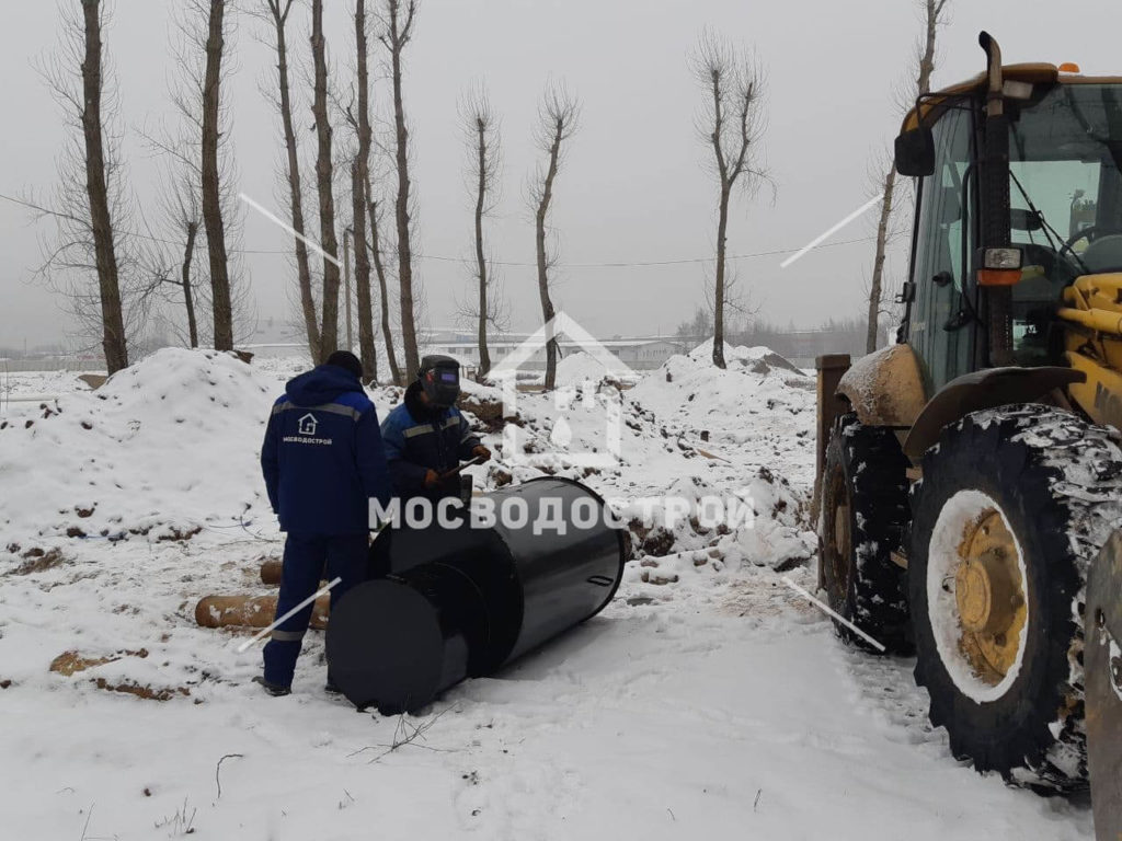 Обустройство скважины с кессоном в г. электроугли (14)