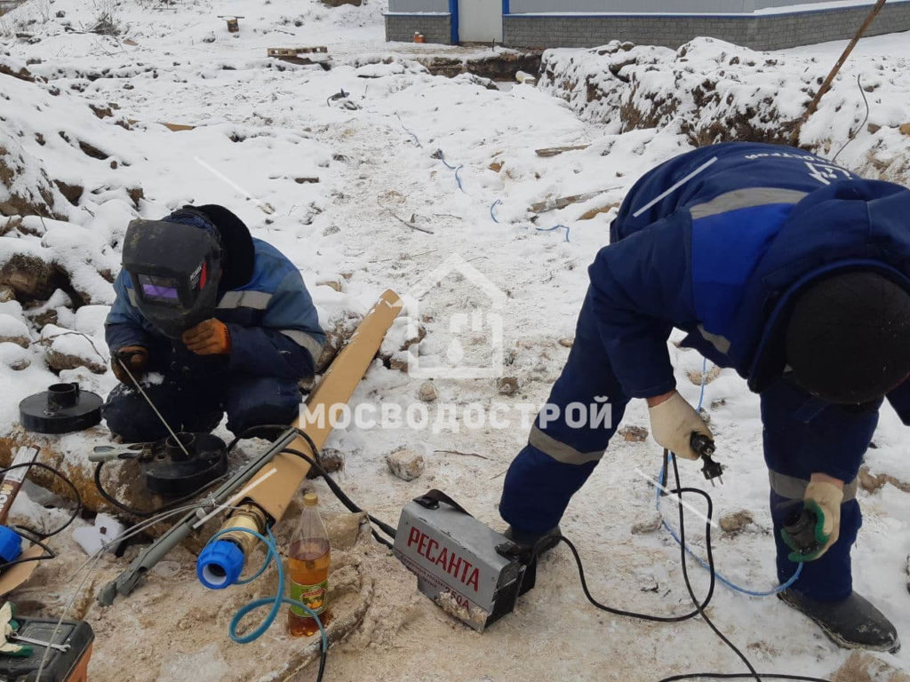 Обустройство скважины с кессоном в г. электроугли (17)