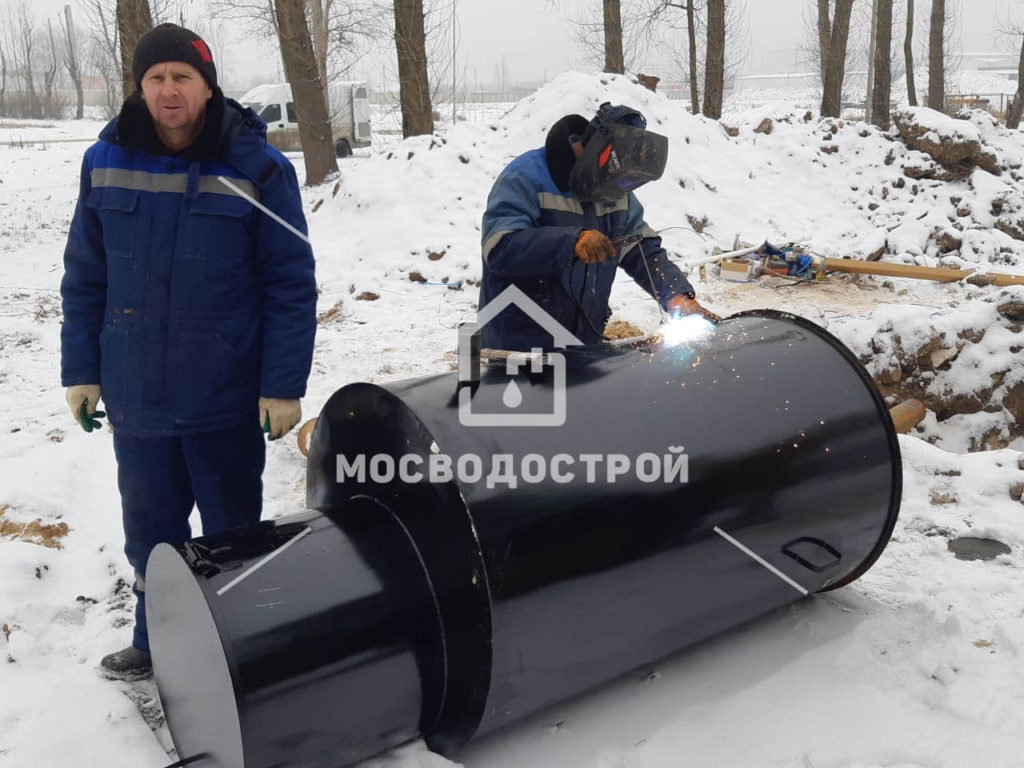 Обустройство скважины с кессоном в г. электроугли (8)