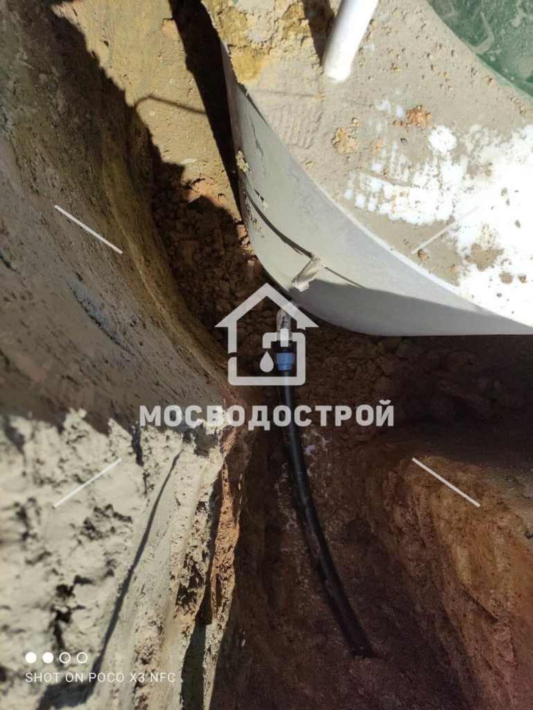 Скважина с кессоном и канализация в кп новое матчино (10)