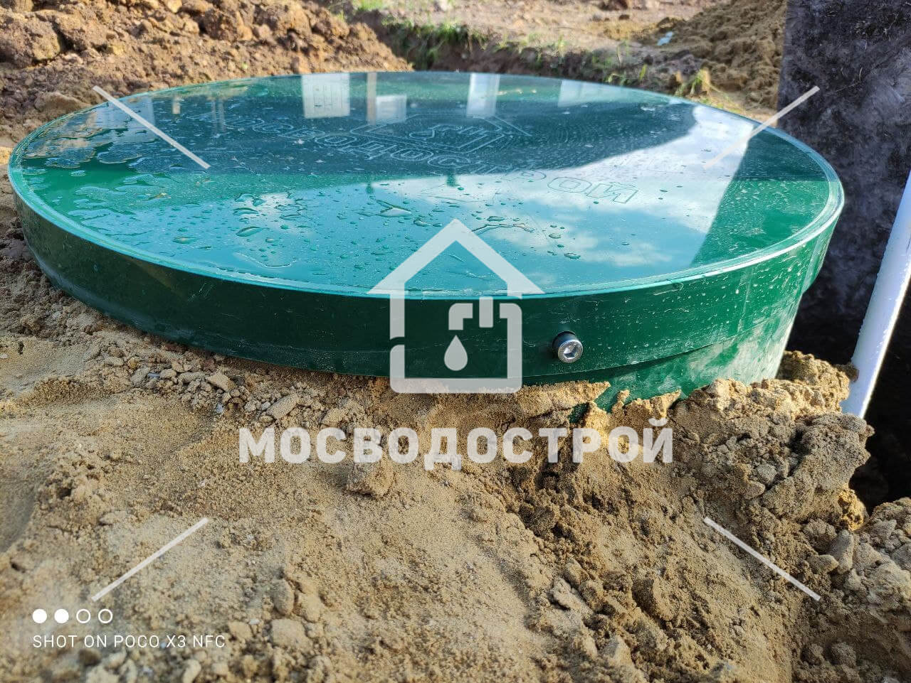 Скважина с кессоном и канализация в кп новое матчино (57)
