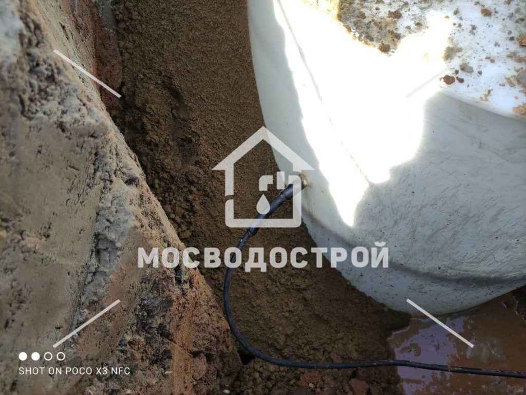 Скважина с кессоном и канализация в кп новое матчино (58)