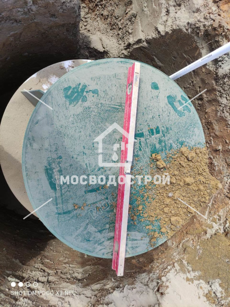 Скважина с кессоном и канализация в кп новое матчино (9)