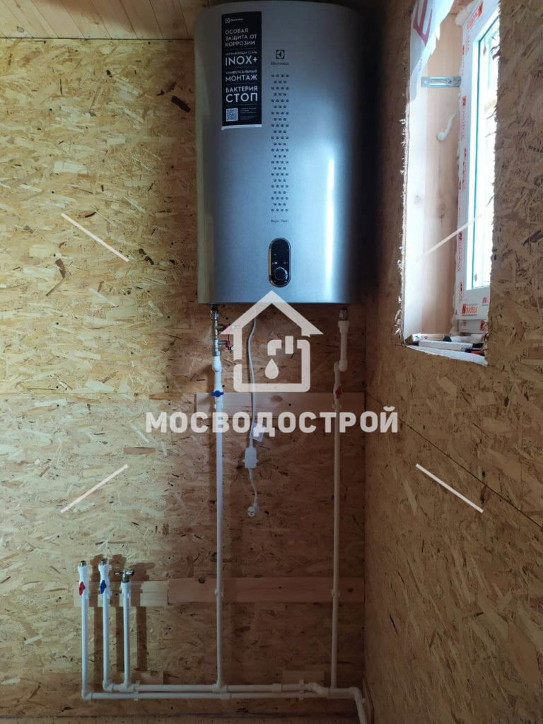 Скважина с кессоном, канализация и разводка по дому в д. булгаково (2)