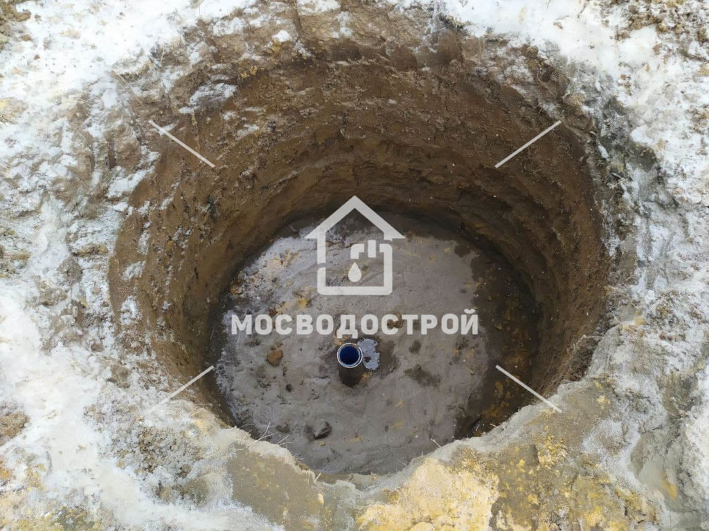 Скважина с кессоном, канализация и разводка по дому в д. булгаково (31)