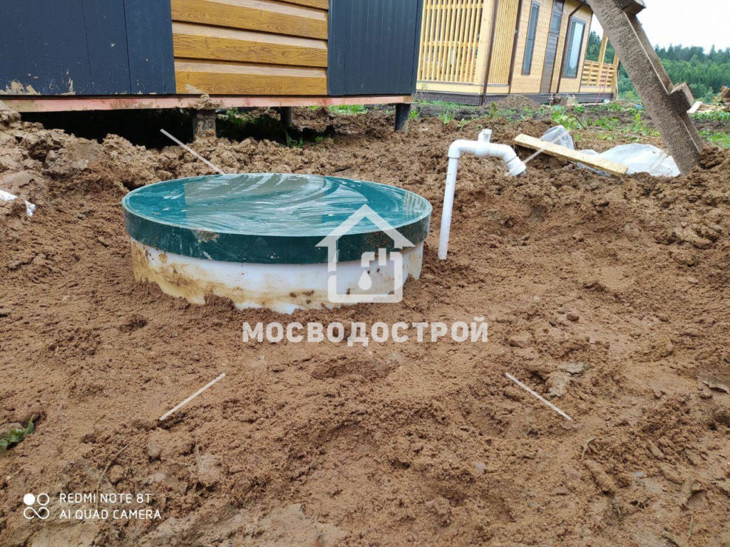 Скважина с кессоном в кп новорижские дачи