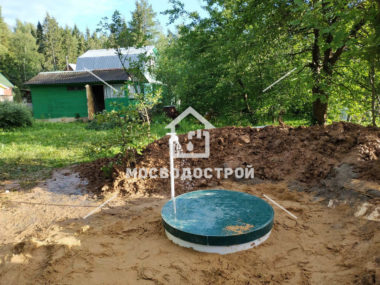 Скважина с кессоном в снт радуга