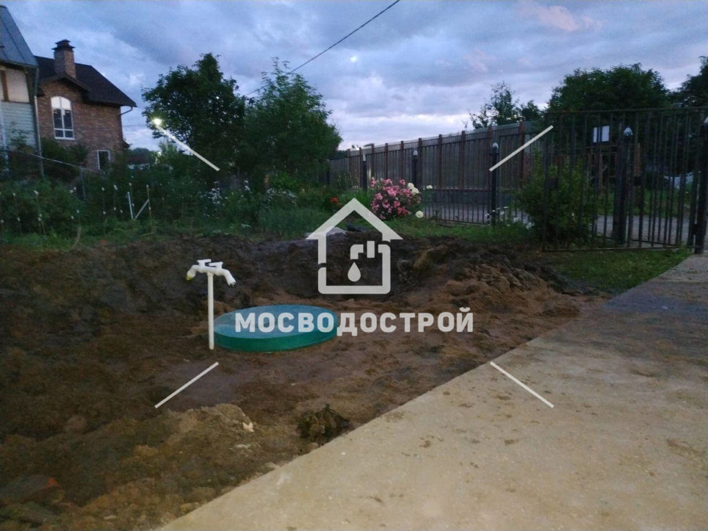 Скважина с кессоном в снт южное