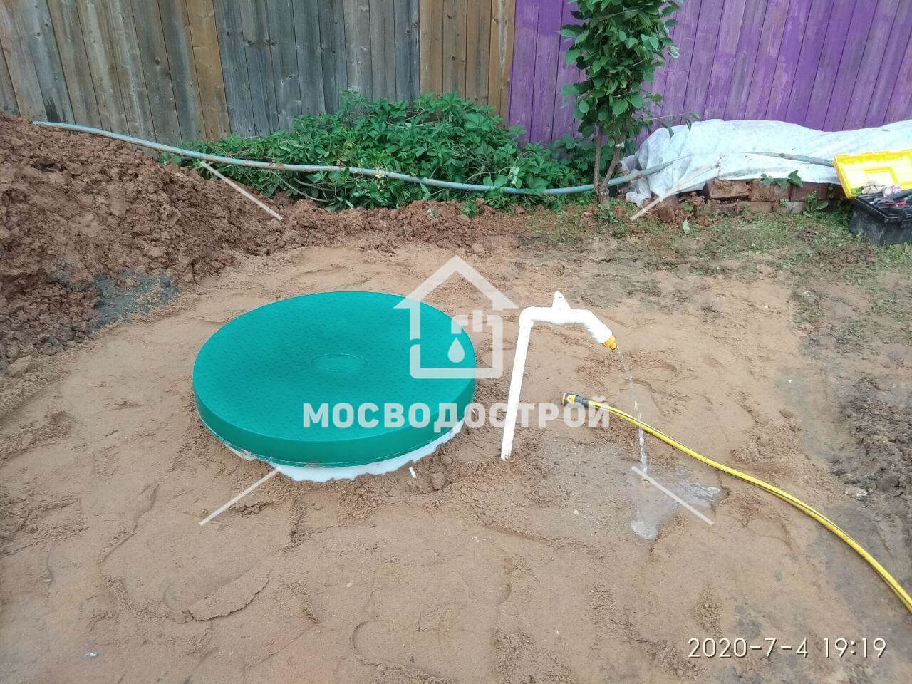 Скважина с кессоном в ст апрелевка