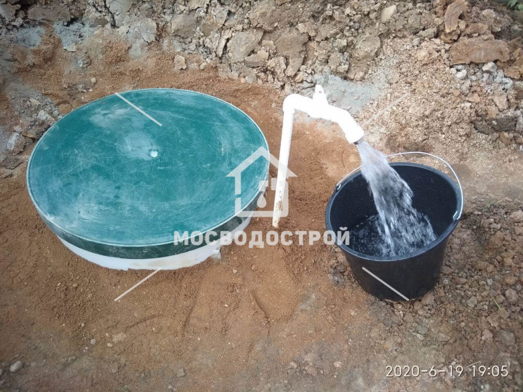 Скважина с кессоном в ст негучь