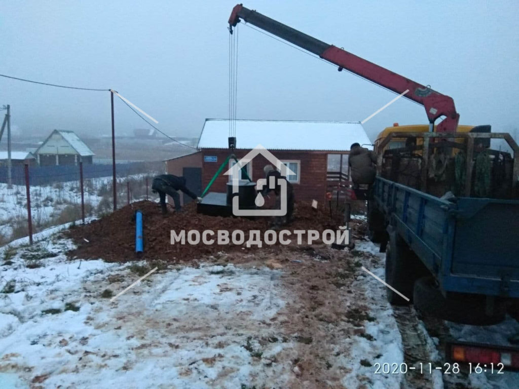 Скважина с кессоном в д. кудрино (10)