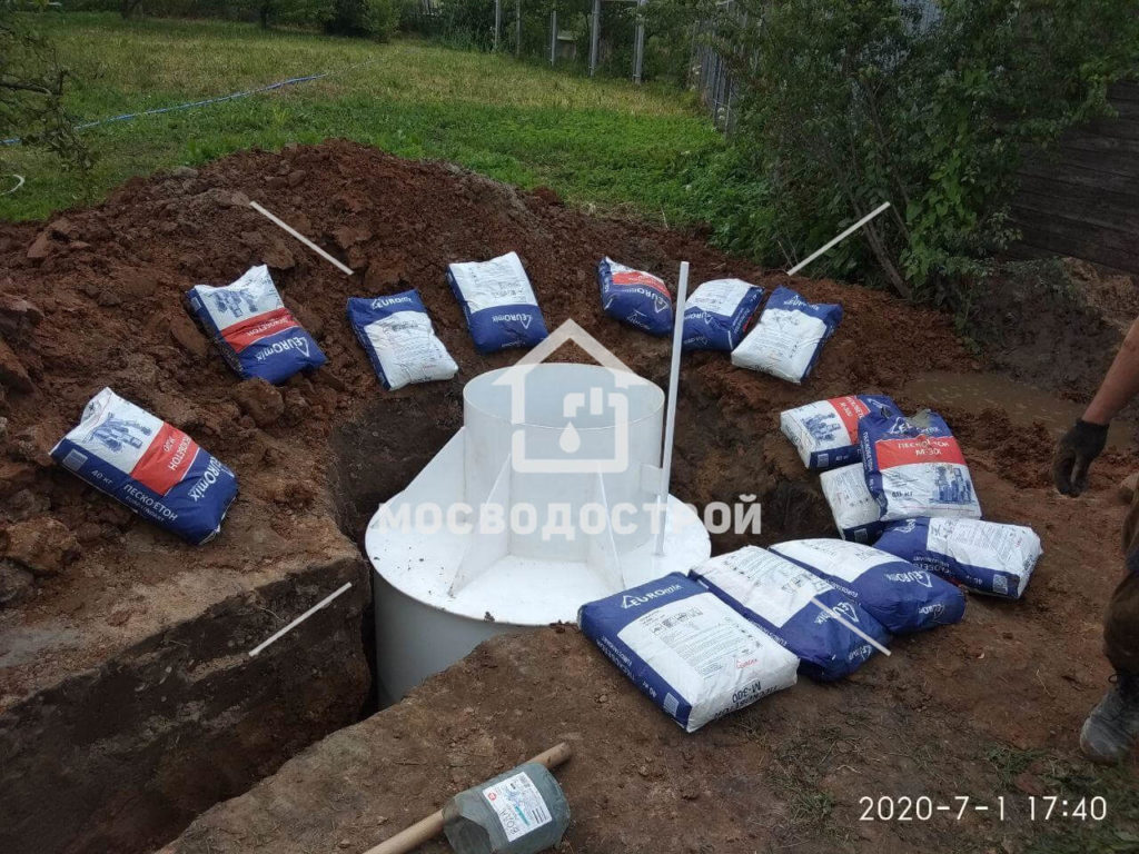 Скважина с кессоном в д. назарово (15)