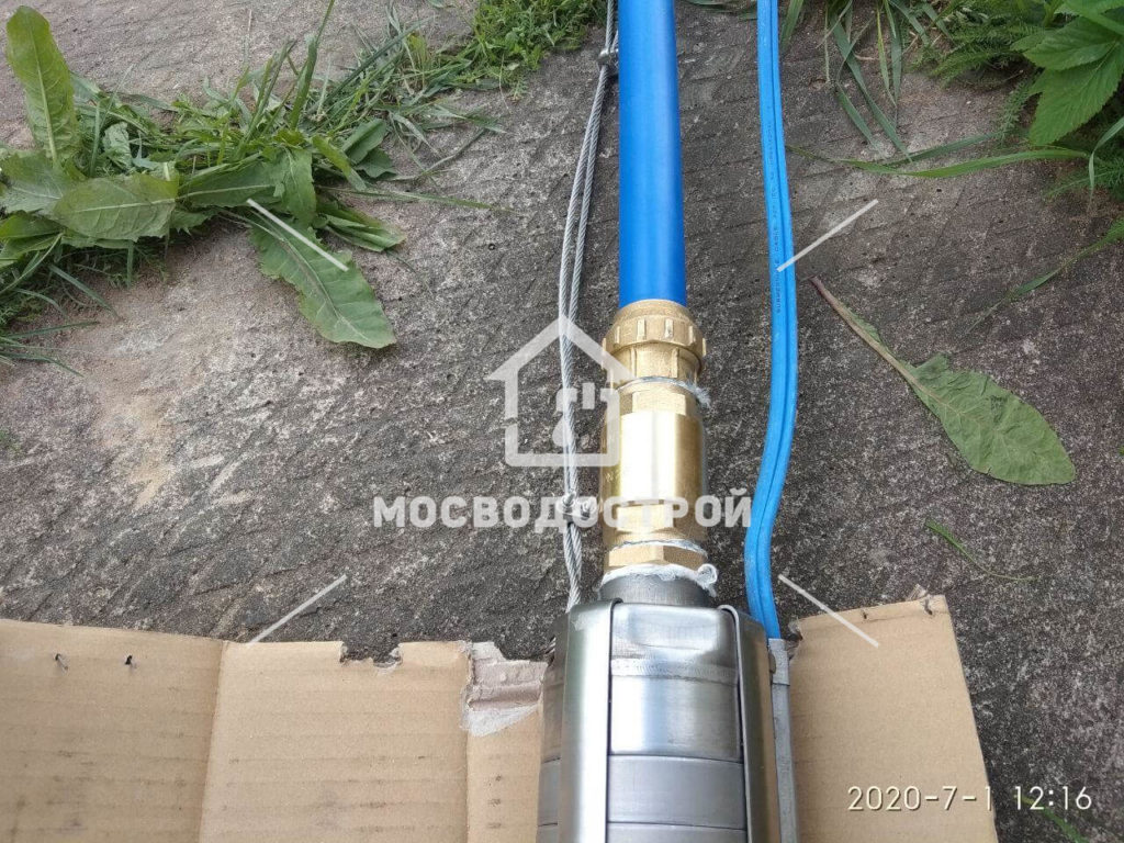 Скважина с кессоном в д. назарово (21)