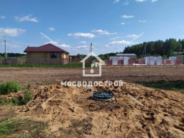 Скважина с кессоном в д. протасово