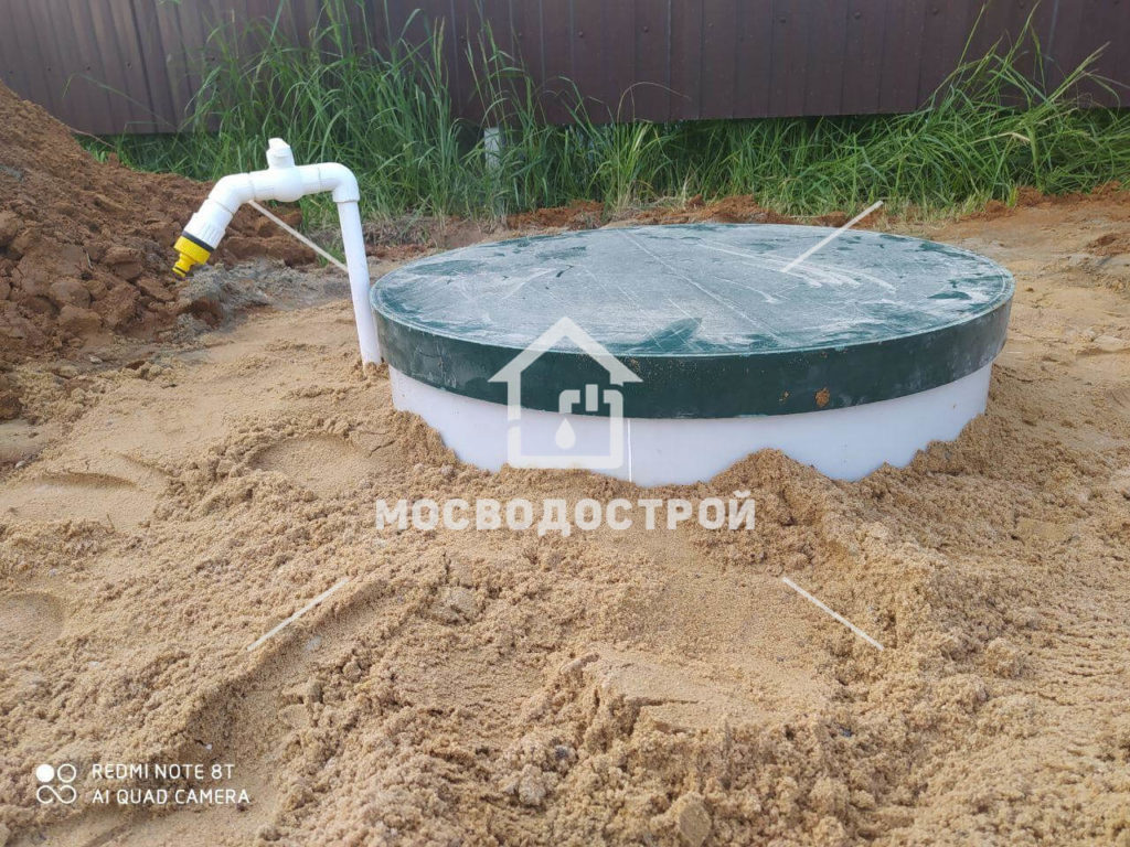 Скважина с кессоном в д. судаково