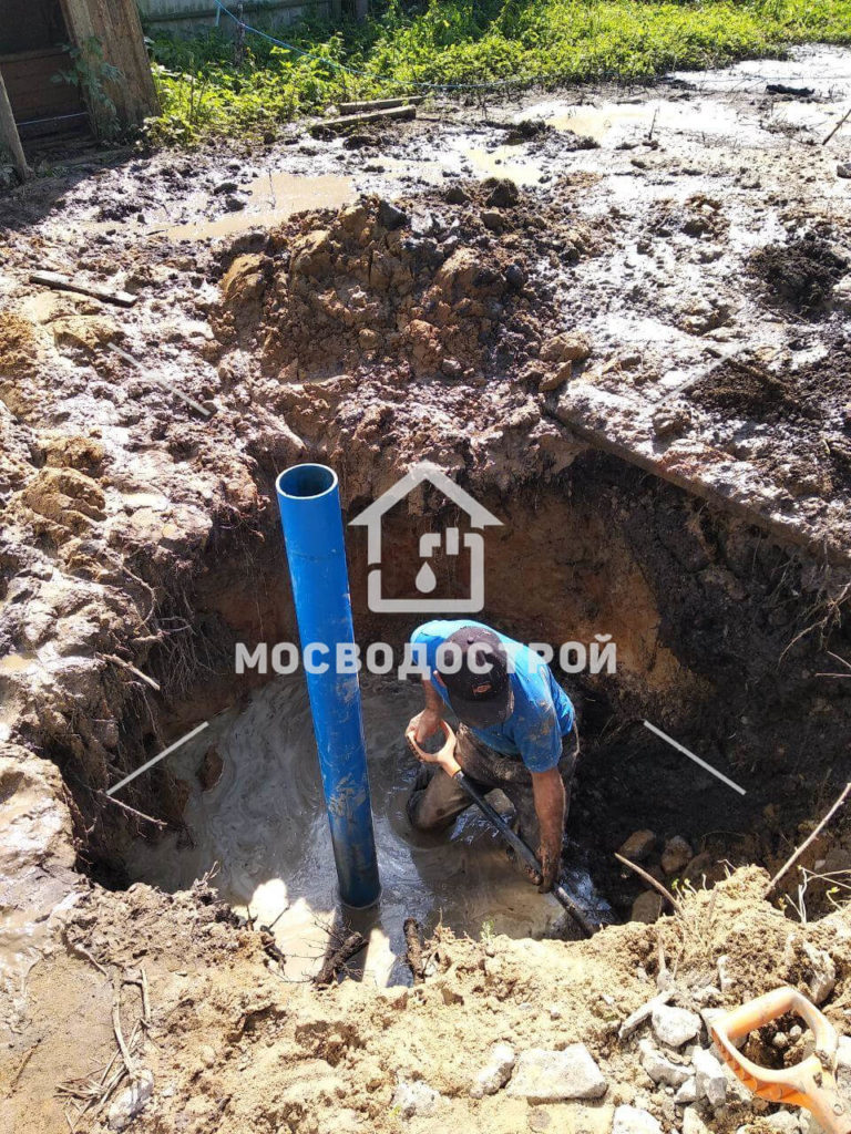 Скважина с кессоном в г. балашиха (10)