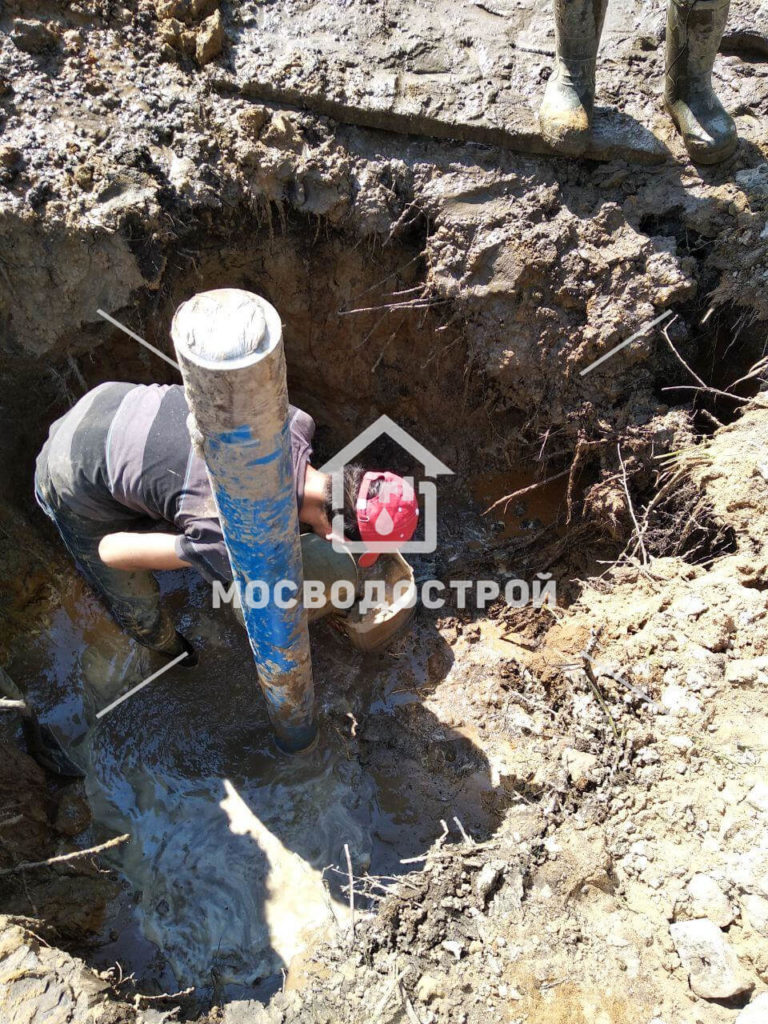 Скважина с кессоном в г. балашиха (11)