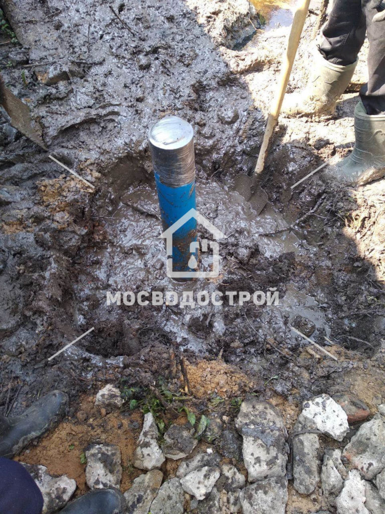 Скважина с кессоном в г. балашиха (20)