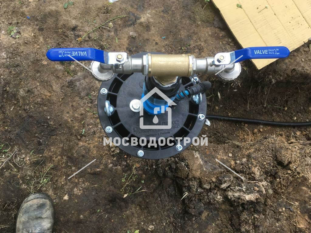 Скважина с оголовком в кп кратовский оазис (12)