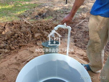 Обустройство скважины с кессоном в д. горки