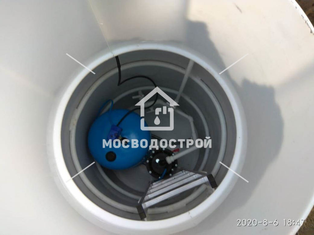 Обустройство скважины с кессоном в д. кишкино (24)