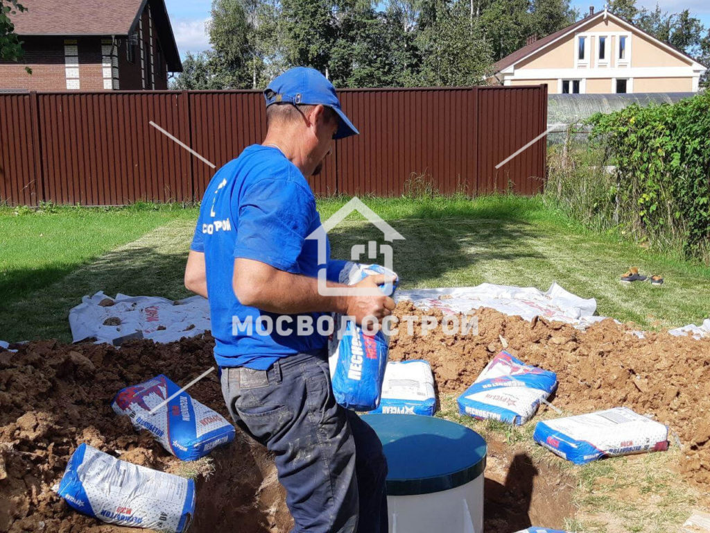Обустройство скважины с кессоном в д. редькино (11)