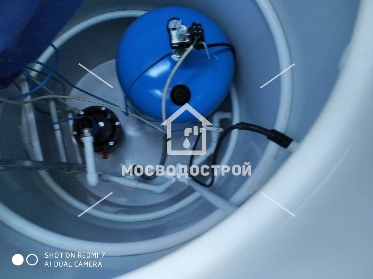 Обустройство скважины с кессоном в д. скоротово