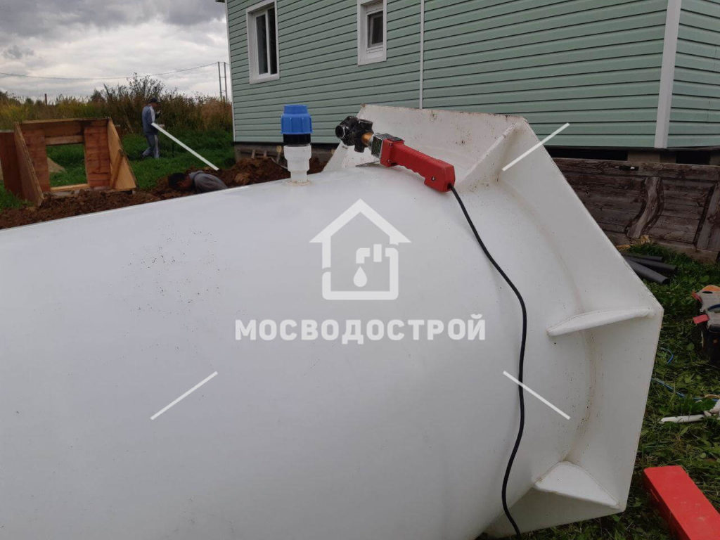 Обустройство скважины с кессоном в д. съяново (23)