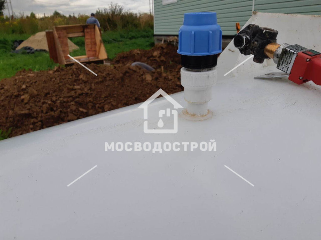Обустройство скважины с кессоном в д. съяново (24)