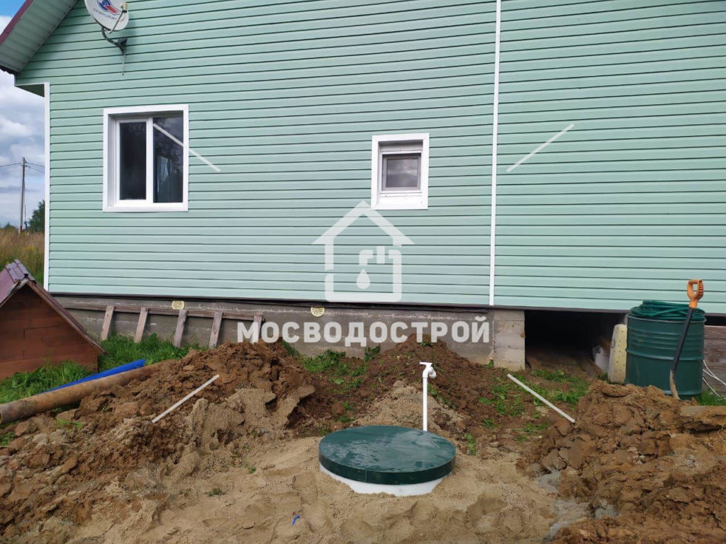 Обустройство скважины с кессоном в д. съяново (36)