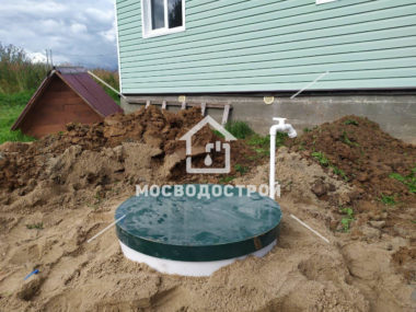 Обустройство скважины с кессоном в д. съяново