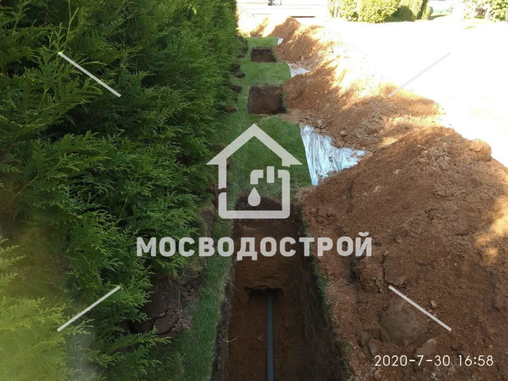 Обустройство скважины с кессоном в д. трусово (19)